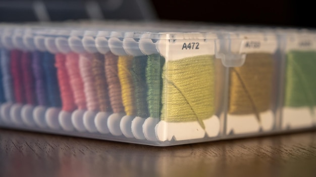 Rôzne balíčky výšiviek a materiály